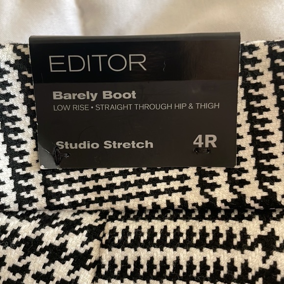 Express Black and White Houndstooth Pants - Picture 3 of 6